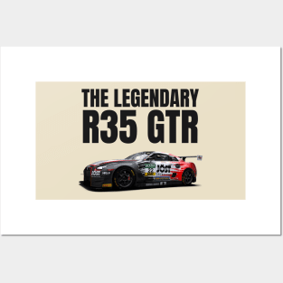 Legendary R35 GTR Posters and Art